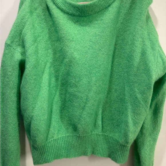 American Vintage Bright Green Crew Neck Sweater - Picture 3 of 4
